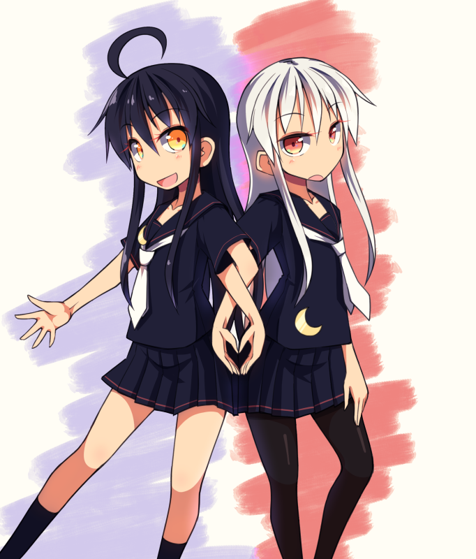 文月(艦これ) ,皐月(艦これ) 「あの頃の絵が描きてえーーー 」|いちだい🌄5/7東京例大祭う32bのイラスト