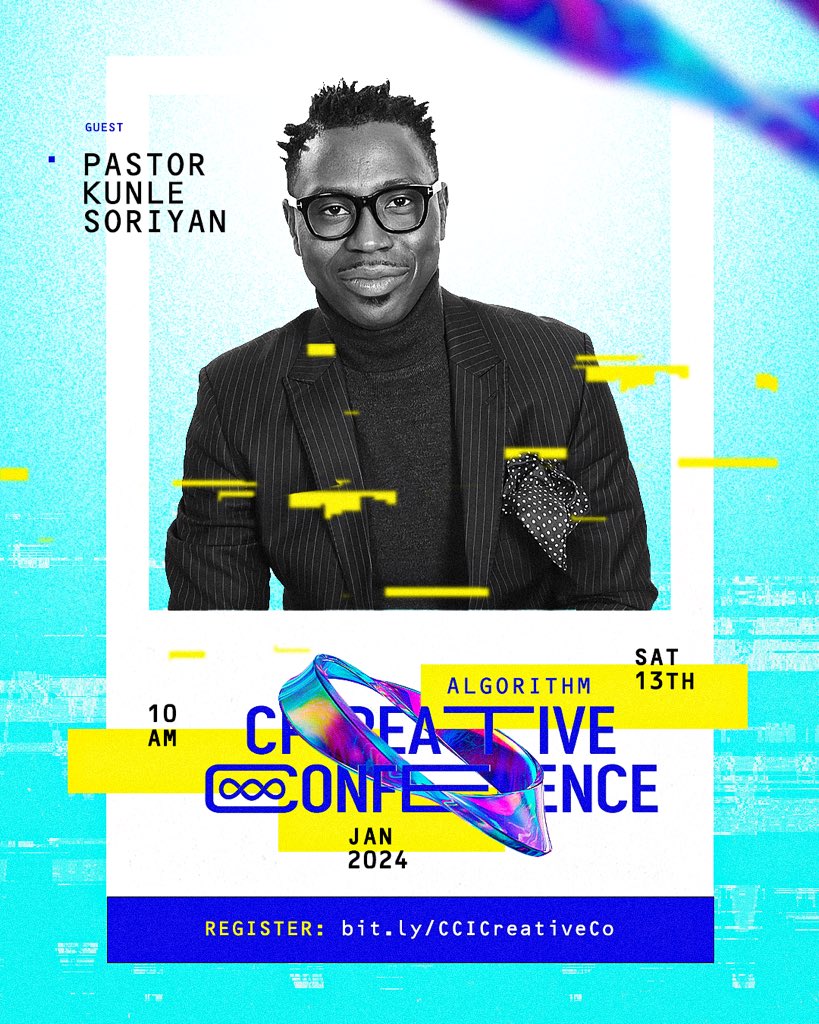 The ever-sophisticated Pastor Olakunle Soriyan @olakunlesoriyan will be with us at the Creative Conference!🚀

Among many things, he is a global thought leader, speaker, ForbesBooks author, and executive coach.🔥

ALGORITHM 2024 is here and we are definitely occupying our space…