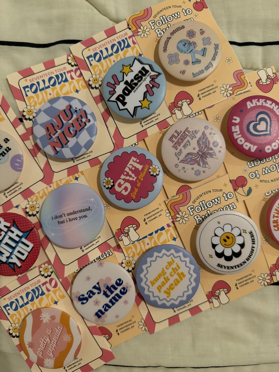 Almost done! ✨

Will randomly give na lang sa concert day. But if you know us, you can approach us naman :) 

- 1:1 ratio
- random design 

See you!!! 💖
