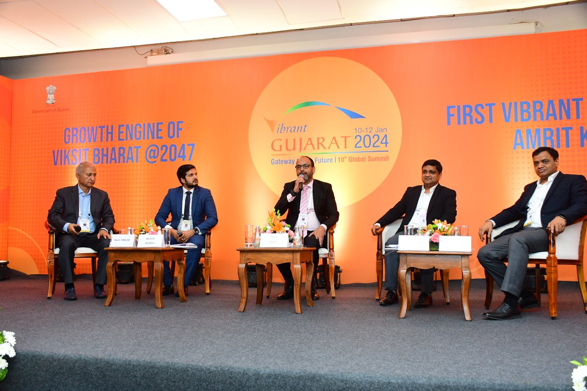 Indeed an engaging panel discussion on "Dholera: India's First Semicon City in Making" by all Industry stalwarts. 

<a href="/PMOIndia/">PMO India</a> | <a href="/CMOGuj/">CMO Gujarat</a> | <a href="/InfoGujarat/">Gujarat Information</a> | <a href="/nicdc01/">NICDC</a> | <a href="/AChaudhary01/">Abhishek Chaudhary</a> | <a href="/VibrantGujarat/">Vibrant Gujarat</a> | <a href="/Sanjayguj/">Sanjay Joshi</a> | <a href="/investindia/">Invest India</a> 

#FutureReadyDholera