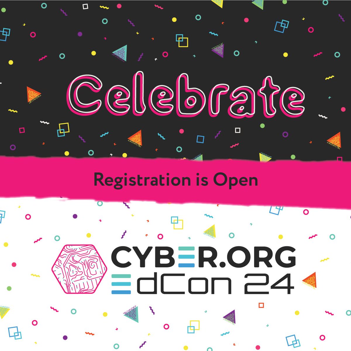 Registration is officially open! Join us June 15-17 for #CyberEdCon24 as we celebrate the amazing things happening in K-12 cybersecurity education. #iamcyber
Register here: bit.ly/cyberedcon24
For more info: cyber.org/EdCon