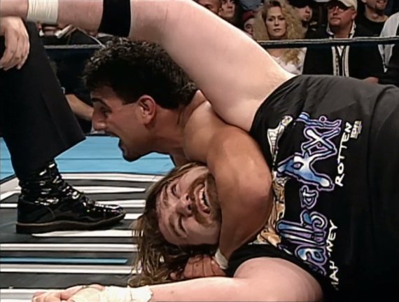 1/10/1999

The Hardcore Chair Swinging' Freaks defeated The FBI and Danny Doring & Roadkill at Guilty As Charged from the Millennium Theater in Kissimmee, Florida.

#ECW #GuiltyAsCharged #TheHardcoreChairSwingingFreaks #AxlRotten #BallsMahoney #TheFBI #LittleGuido #TracySmothers