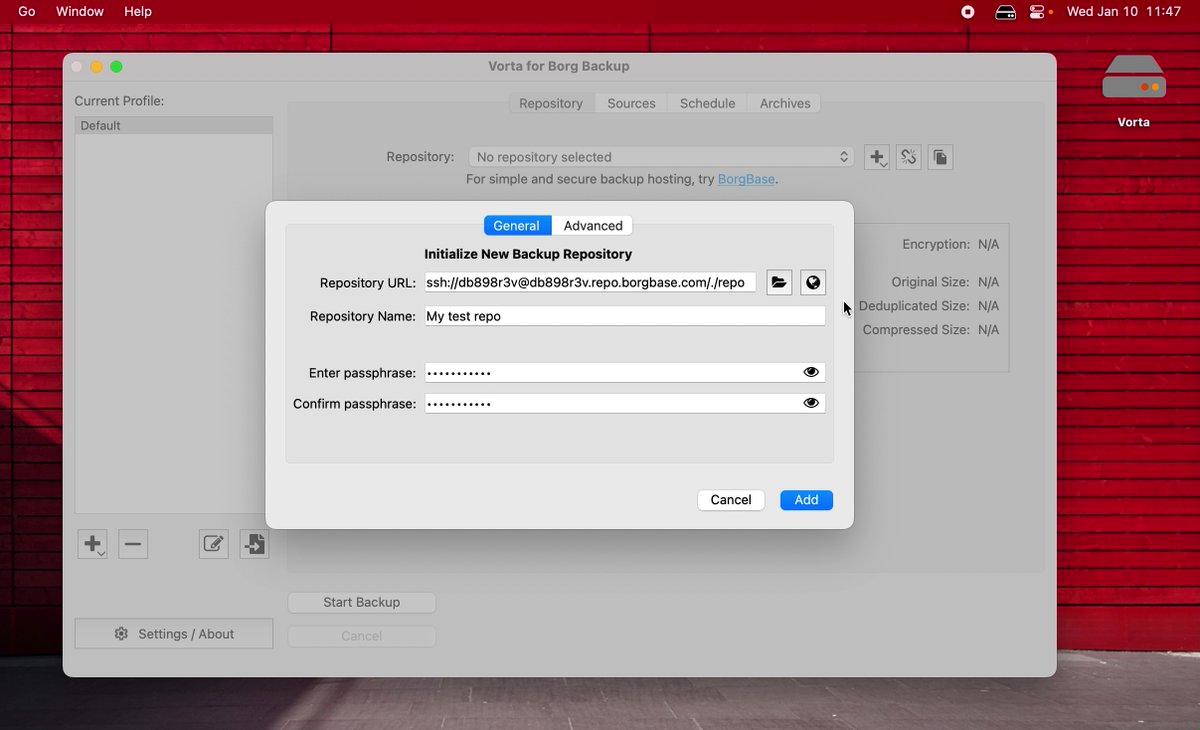 BorgBase tweet media