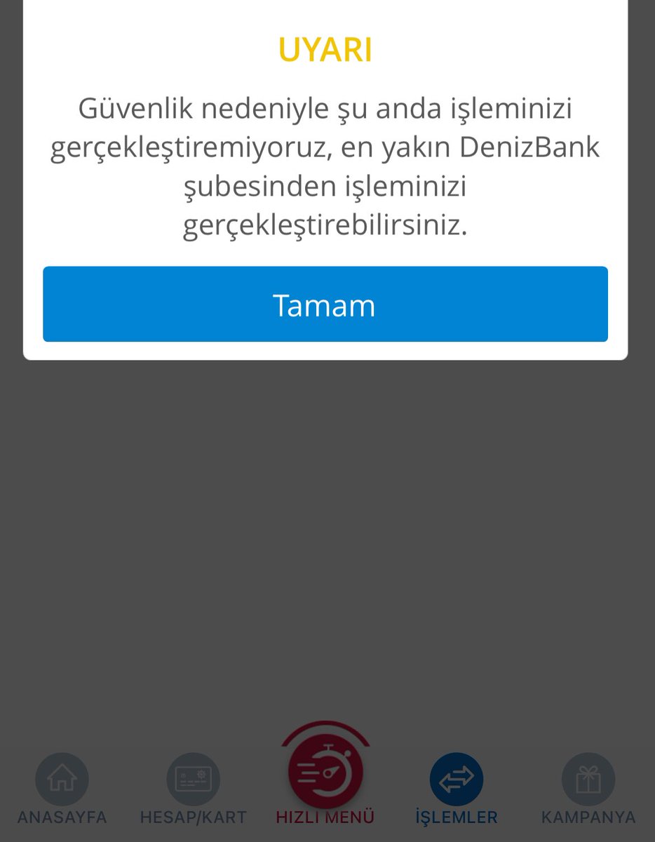 GreenAzraiL's tweet photo. @DenizBank hayırdır ? 
Bu gün eft bile yapamadık ? 
Kısıtlama nedeni nedir ? https://t.co/VMpVcjwzDm