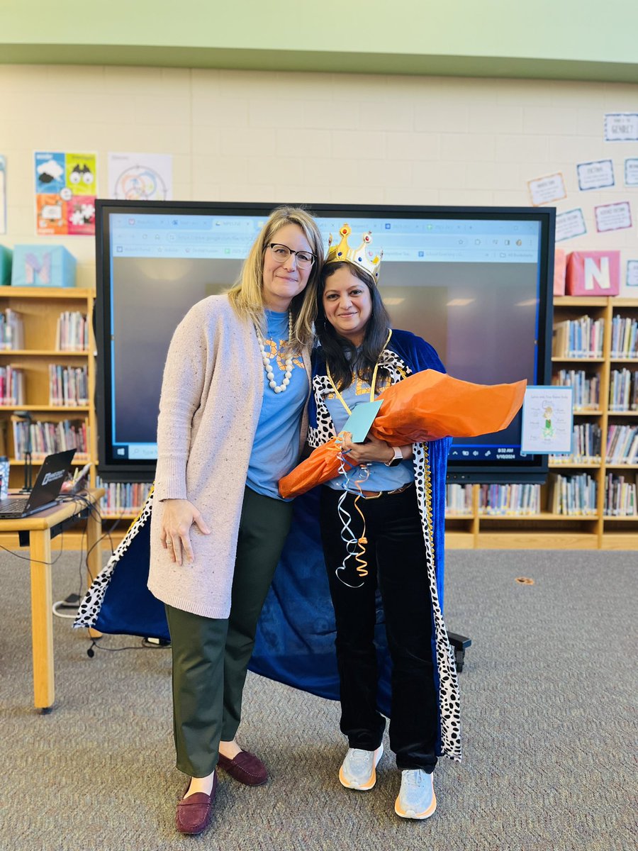 MillsParkElem's tweet photo. Congratulations to our 2024 IA of the year!! Mrs. Ashmika Giridhar!!! 🎉🧡💙 Ashmika is kind, thoughtful, helpful, patient, and always showing her PRIDE! She is the pride of Mills Park! We love you, Ms. Ashmika!! https://t.co/oYNlH3NLsp