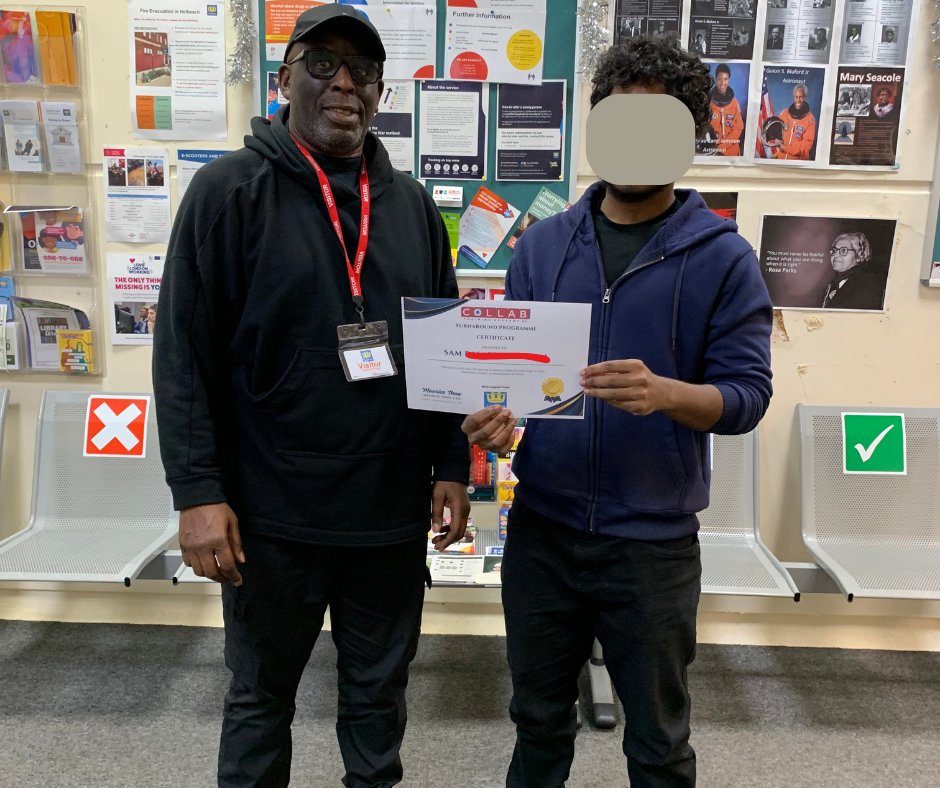 Exciting Update from Coach Mo!
Proud moment with Sam, who just aced the Turnaround Programme with Lewisham Youth Justice Services! His hard work &amp; dedication inspire us all.
Sam’s words: "Coach Mo’s guidance was key in my personal &amp; career growth." #YouthEmpowerment