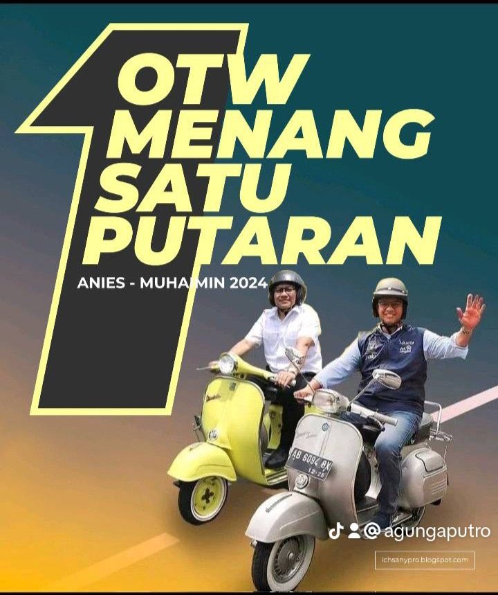 Yang ingin Pasangan AMIN Menang SATU Putaran silahkan 🔄 ❤️ ✍️
#AMINAjaDulu