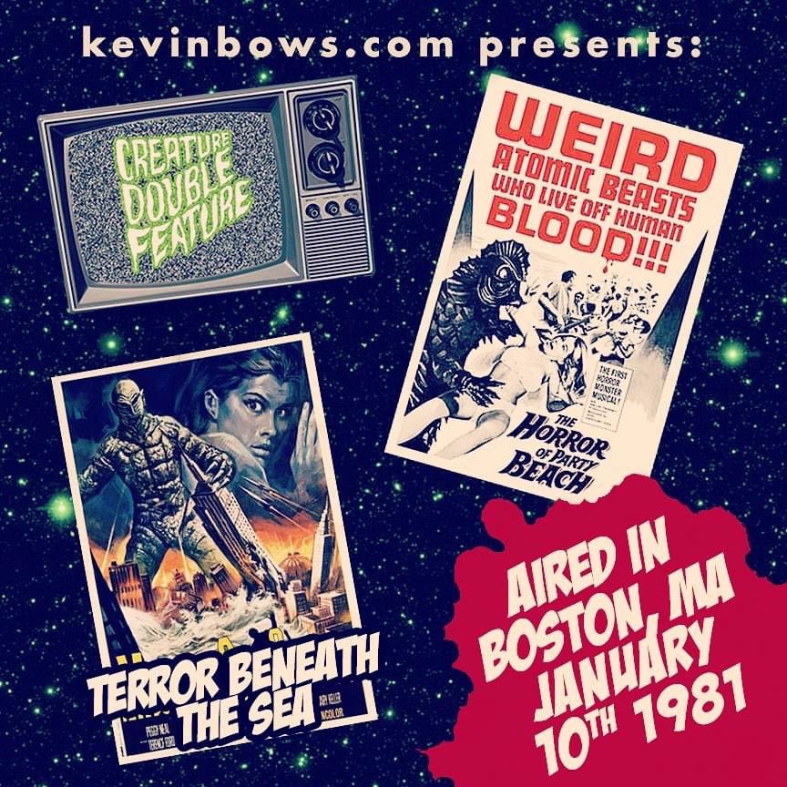 BowsKnows71's tweet photo. FLashback: 43 years ago on channel 56 in Boston
#movies #film #boston #horror #mst3k #horrormovies #scifi #scifimovies #monster #creaturedoublefeature https://t.co/zqKhsUd0tq