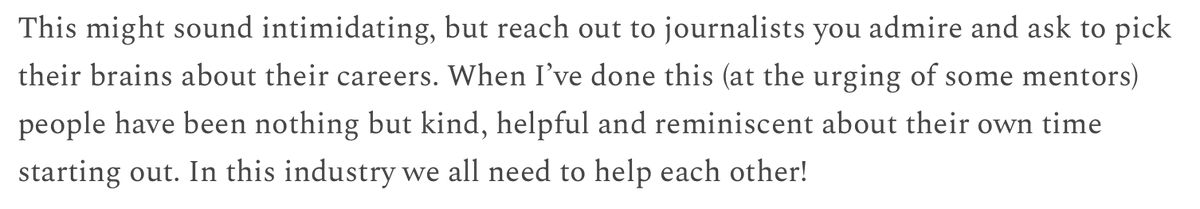 Your First Byline (@yourfirstbyline) on Twitter photo Despite being something of an introvert, reporter <a href="/courtneybuble/">Courtney Bublé</a> found that reaching out to working journalists was a great way to break in. bit.ly/3O1IE4D Despite being something of an introvert, reporter <a href="/courtneybuble/">Courtney Bublé</a> found that reaching out to working journalists was a great way to break in. bit.ly/3O1IE4D