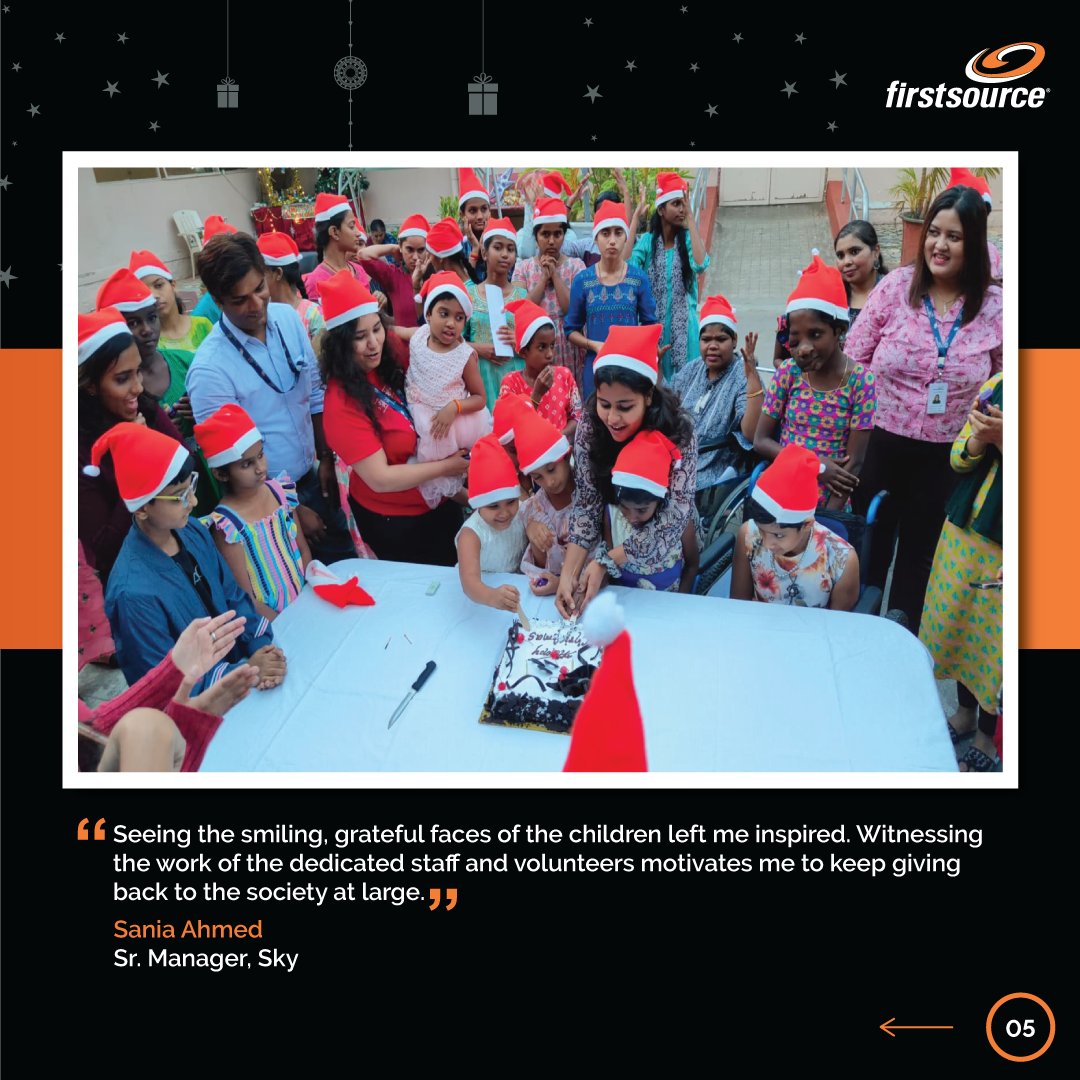 firstsource's tweet image. At Firstsource, we're incredibly grateful for the opportunity to contribute meaningfully.
Thanks to the dedication of 90 passionate Firstsourcers, we've spent 337 hours brightening the lives of 324 orphaned children in shelters across India.
#ESGatFirstsource #SourceOfGood