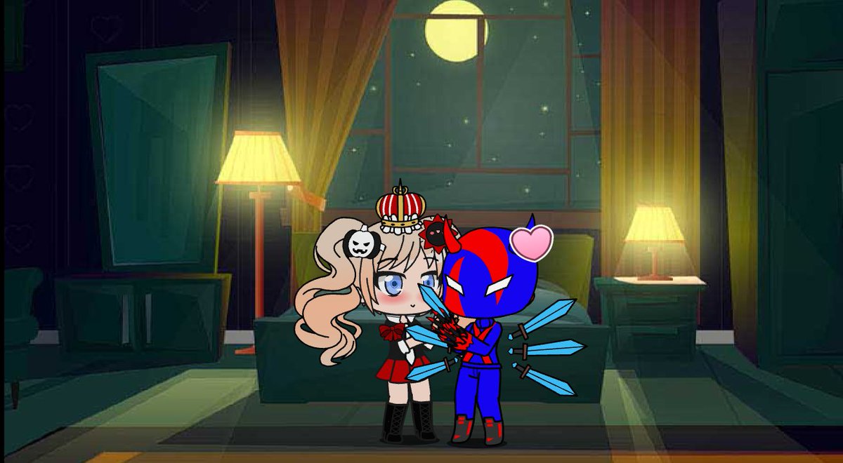 softheart435's tweet photo. Dangaronpa: The Animation
@ZombrosE @c_brucal @VinceJo45528386 #zomshima

Style: Gacha Club - Part 1/6

"❤️💙 Zombros Prime X Junko Enoshima 🤍🖤"

❤️💙(ZOMSHIMA)🖤🤍

Zombros Prime and Junko Enoshima are having a sweet romantic couple on a beautiful night🌃🛏️💞 https://t.co/uoo4bjoAh4