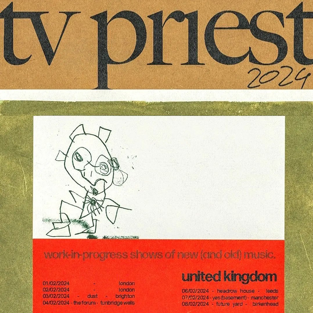 New year, old friends 🕊 

Very excited to be joining good guys <a href="/TEEVEE_PRIEST/">TV Priest</a> this February for seven special WIP shows. If you know, you know...

Tix (bar London tbc) on sale now. Link in bio 📺