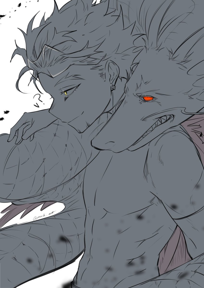 pecchi_art's tweet photo. wip🤔🐉 https://t.co/MUBBvYzzMR