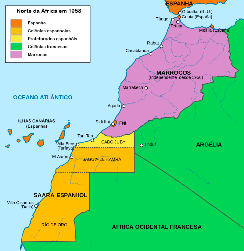 Rasd_Pt's tweet image. O Saara Ocidental nunca fez parte do Marrocos.

🇲🇦 Foi colônia francesa até 1956
🇪🇭 Foi colônia espanhola até 1976

Após a independência do Saara Ocidental, Marrocos invadiu boa parte do território, expulsou metade dos saarauis e matou de milhares.

#SaharaLibre #FreeSahara #RASD