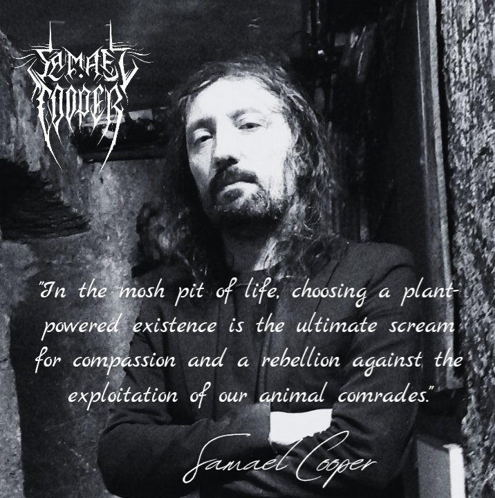 SamaelCooper's tweet image. #vegan #metal #veganmetal