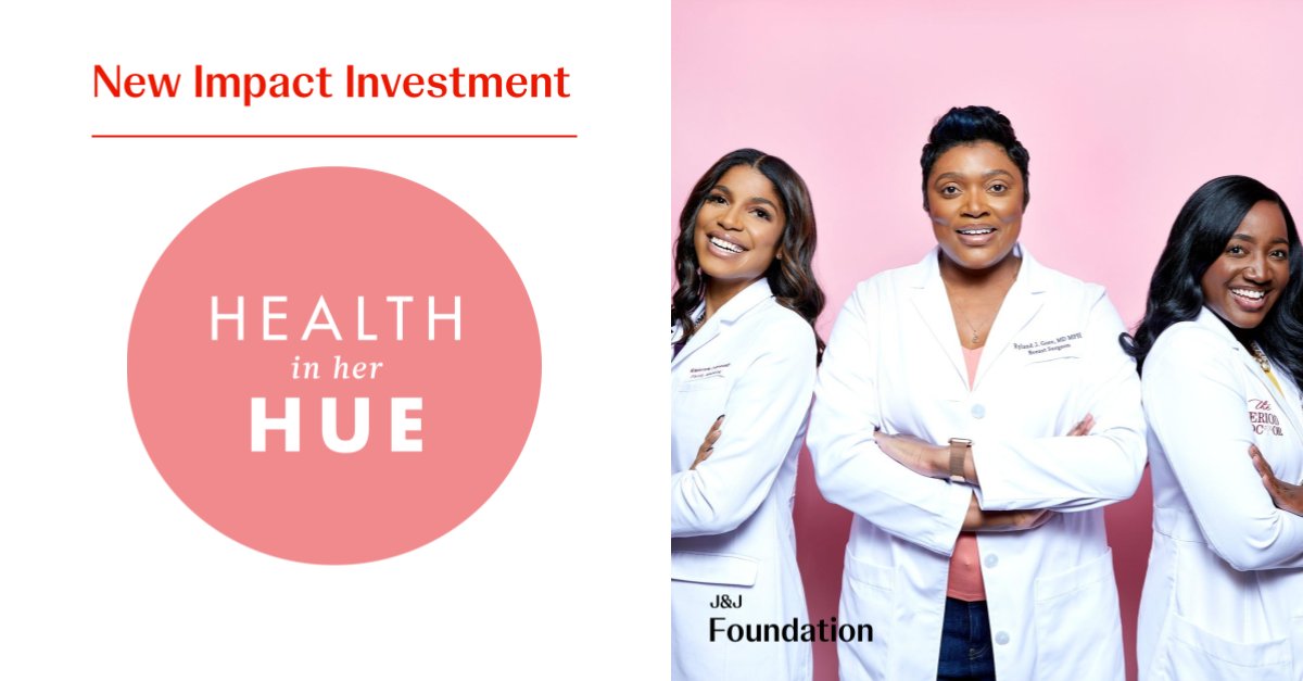 Black Women in the U.S. face unique obstacles to accessing care that meets their needs. That's why #JNJImpactVentures invested in @HealthInHerHue, a company connecting Black women and women of color to culturally conscious health solutions. Read more: bit.ly/3HdhDY8