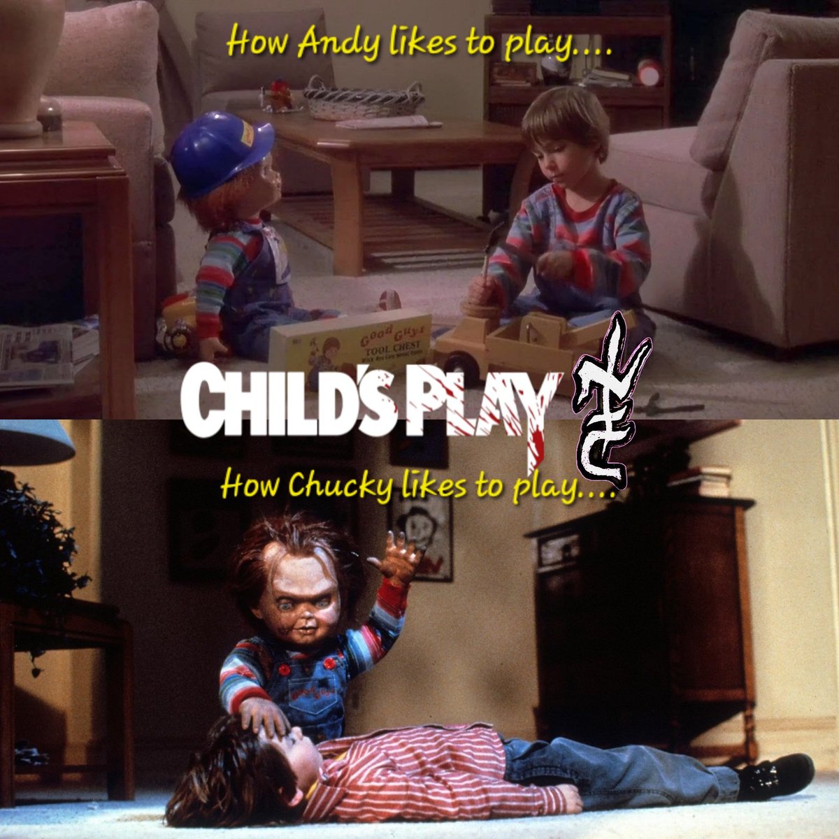 Andy likes to build and repair, Chucky enjoys the dark arts of voodoo. Which do you prefer? 

#thenightclubpodcast #childsplay #80shorror #chucky #charlesleeray #braddourif #donmancini #andybarclay #horror #horrormovies #horrorpodcast #adeduedamballa