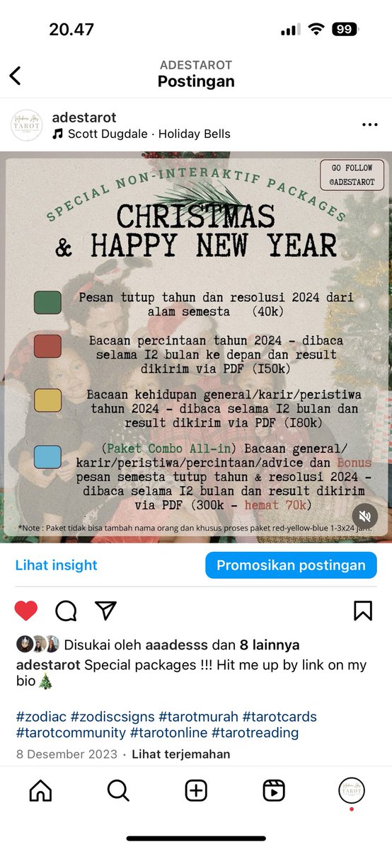 Adesch2's tweet photo. Terakhir bisa diorder di tgl 30 Januari 2024 

#zodiac #zodiscsigns #tarotmurah #tarotcards #tarotcommunity #tarotonline #tarotreading https://t.co/c2otJBFxkp
