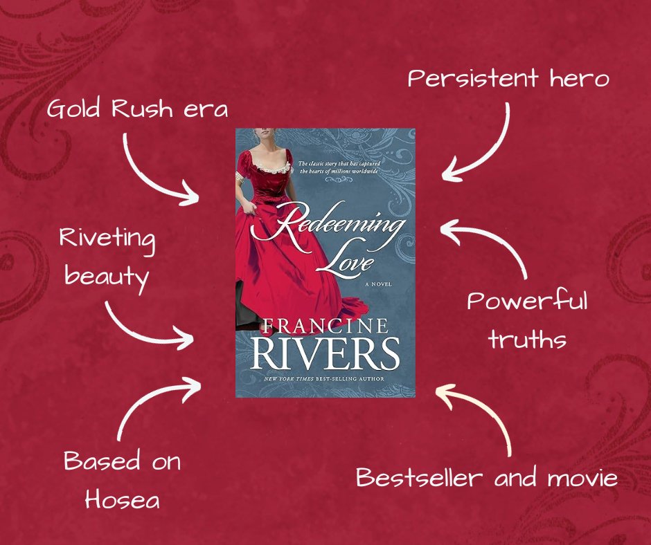 FrancineRivers's tweet photo. Redeeming Love is based on the ancient Bible story of Hosea. What themes in this story are timeless?

https://t.co/BcfSRxi19D https://t.co/F5mTQSdLNt