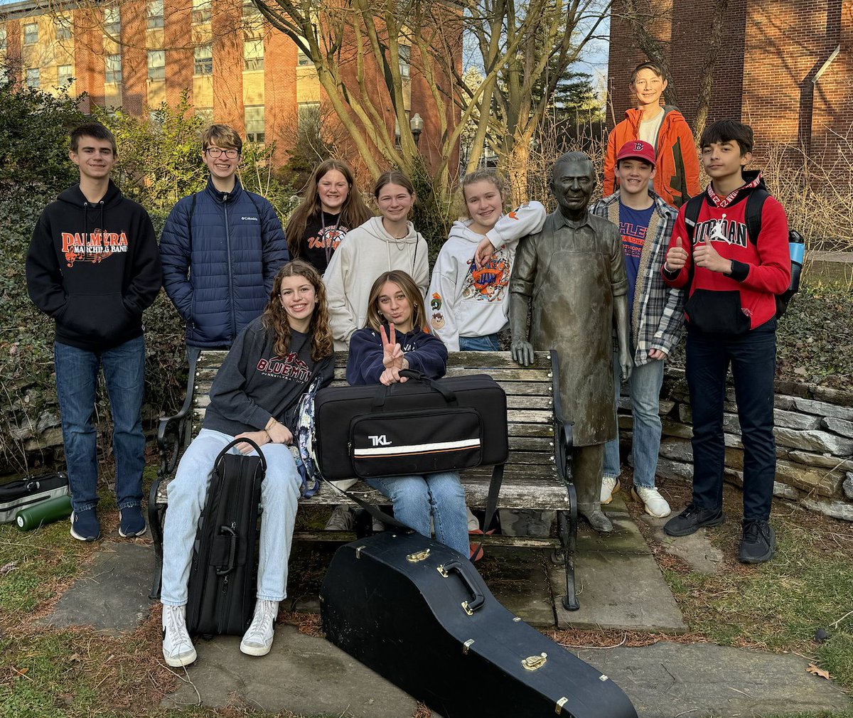 MrWPopejoy's tweet photo. PAMS Band members at the LVC Bandfest on 1/10/24! @PalmyraSchools #ThisIsPalmyra https://t.co/laMmaRo6NQ