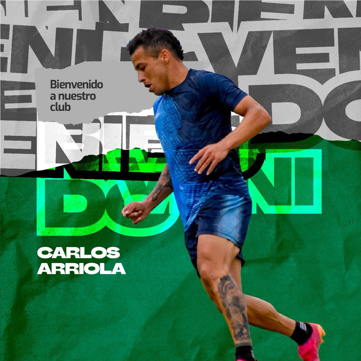 MdePasesFederal's tweet photo. #MercadoDePases | 🤝 [OFICIAL] Carlos Arriola es nuevo jugador de #SportivoBelgrano. El experimentado volante llegó libre de #GYT y firmó por un año✍🏼. https://t.co/igMUAfS4cy