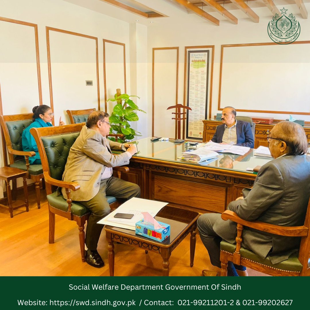 Swdsindh's tweet photo. A meeting of minds for child protection! Chaired by Secretary SWD, the session with DG SCPA, Additional Secretary SWD, Director (OPS) SCPA, and Assistant Director SCPA delved into crucial matters at the Sindh Child Protection Authority. https://t.co/BefJJHlz9n