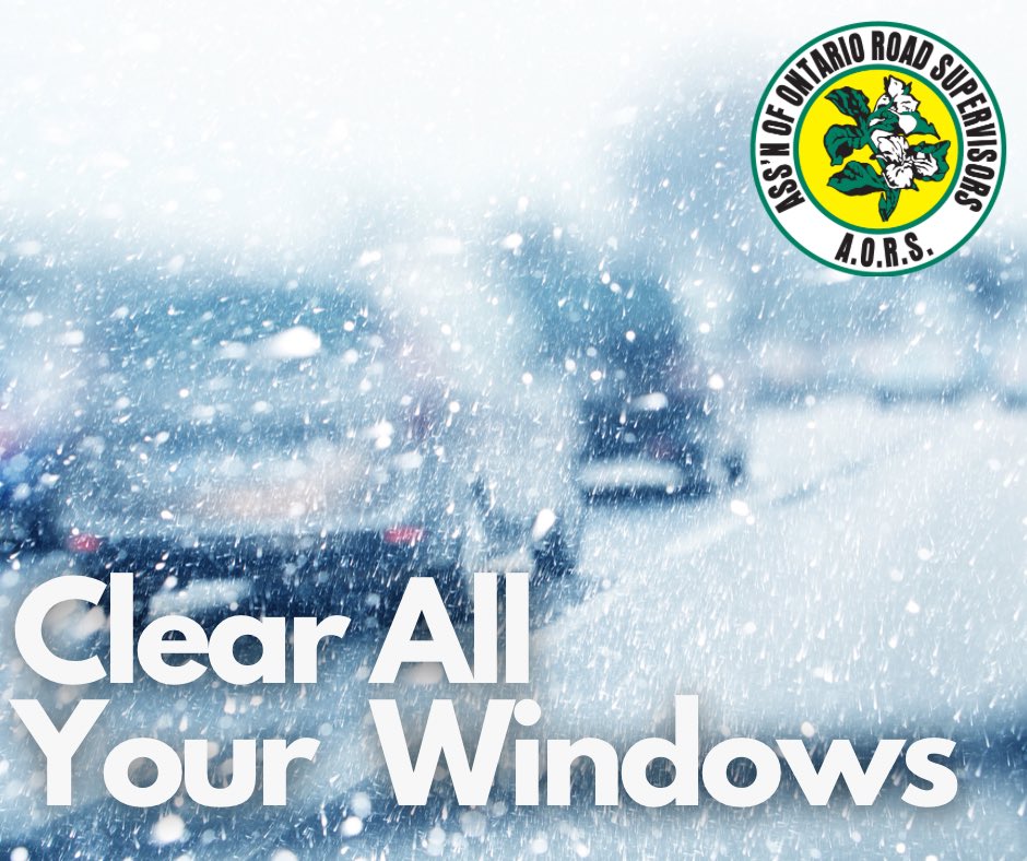 Don't forget to clear ALL your car windows before hitting the road. Good visibility is crucial for safe driving in winter weather. Stay safe out there!

#PublicWorks #WinterWednesday #WinterDriving