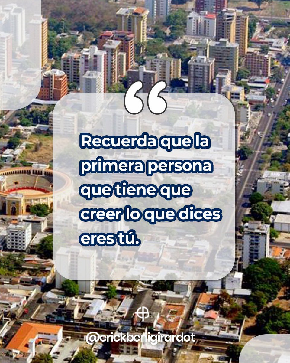 Así de sencillo funciona, decir y creerlo de verdad es fundamental porque de otra manera no se obtienen resultados positivos. Cuantas cosas decimos a nosotros mismos y a los demás y por dentro al mismo momento que lo decimos, dudamos. 

Feliz miércoles para todos