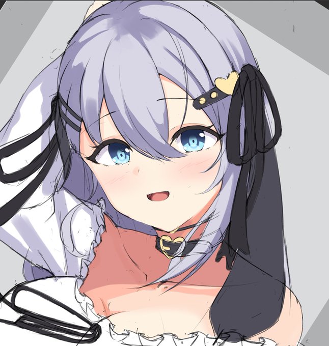 ( ～˘ω˘ )～wip...🖤👑
表情とかは変えるかも…! 