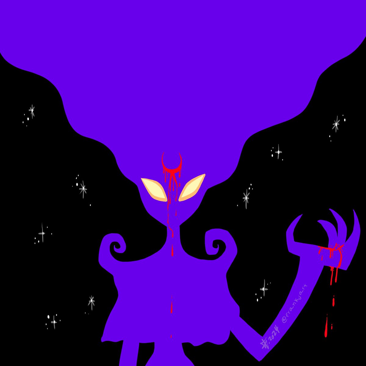 VOIDSKAR 

The thing from beyond… the creature out of the stars… Darkness blankets Neocity!

#alien #demon #oc #creaturedesign #anime #pastelaesthetic #cosmic #stars #demongirl #faerie #aliengirl #trans #transartist #kawaii
