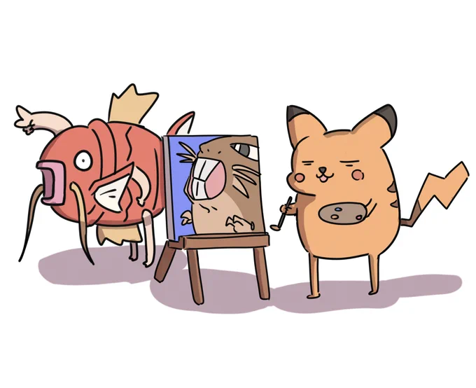 ピカチュウのお絵描き 