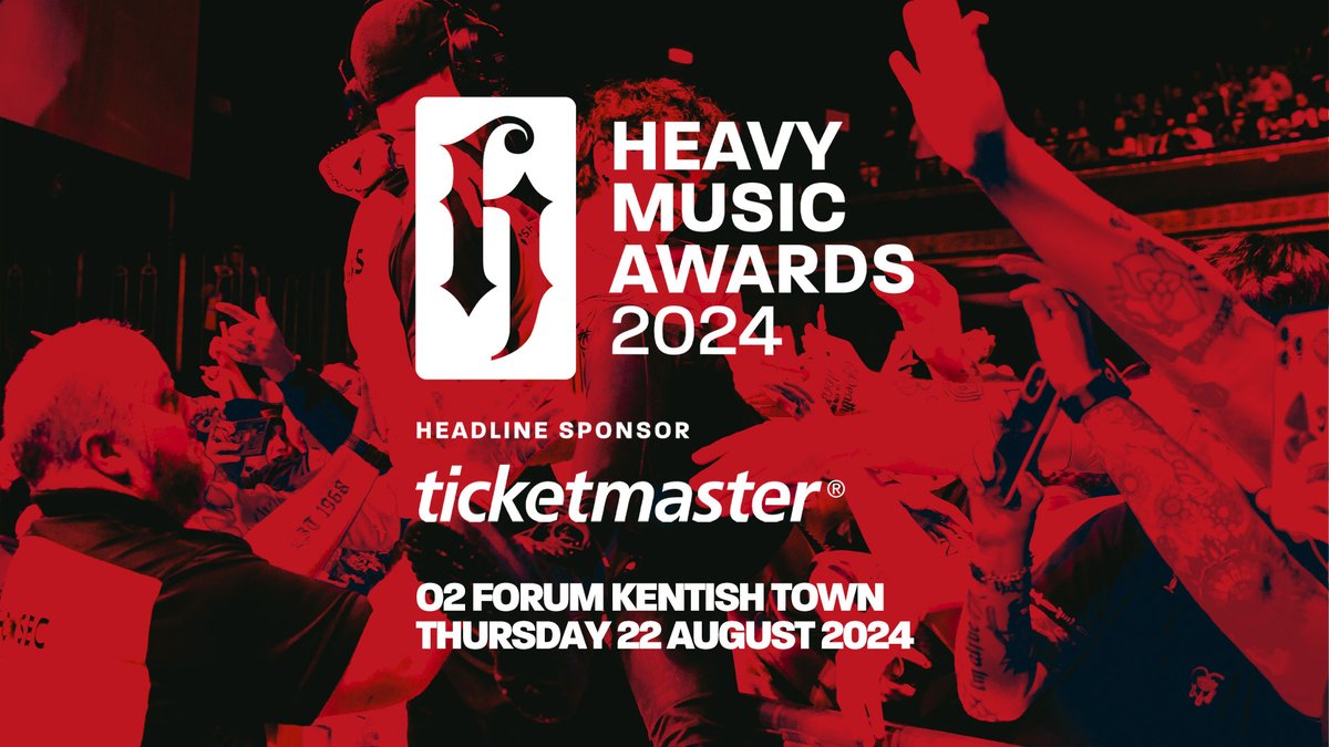 Returning for 2024, @heavymusicawards are headed to their spiritual home O2 Forum Kentish Town in August 2024 - and yours truly are powering the event this year. Your mosh pits await 🤘 bit.ly/46SyXwu