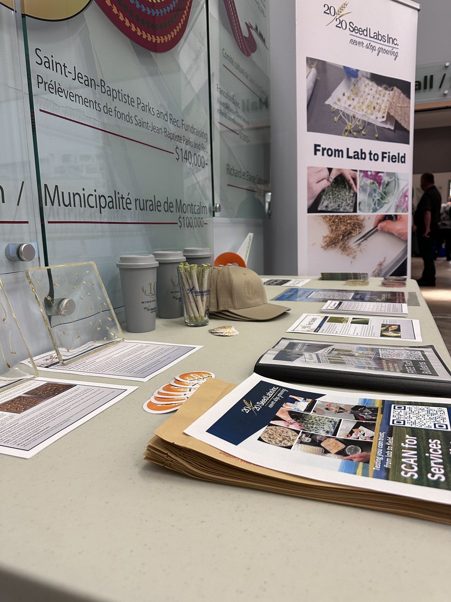 2020WPG's tweet photo. Come and visit us right after the registration table!  Looking forward to talking seed quality! https://t.co/D5mNKkMqhD