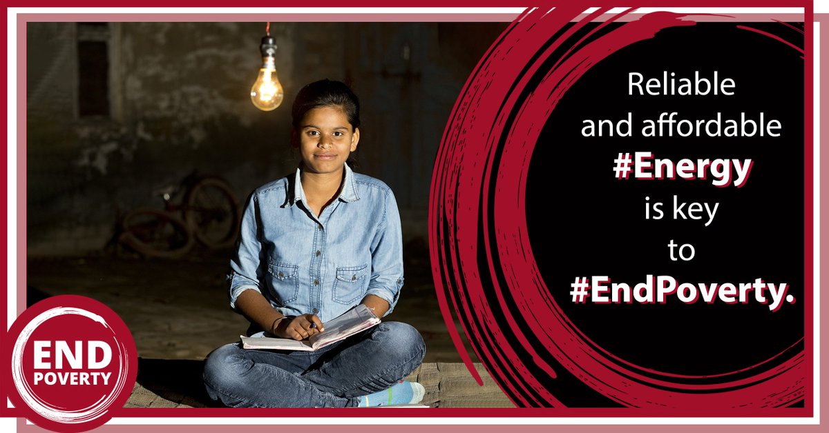 WBG_Energy's tweet photo. Reliable & affordable #Energy is key to #EndPoverty. It lights up homes & schools, powers hospitals, & helps businesses thrive, paving the way for economic growth & better lives. ☀️
Here's how we're #ReThinkingEnergy for a poverty-free, sustainable world: https://t.co/a8yTYZby4O https://t.co/XnOPqoHGcu