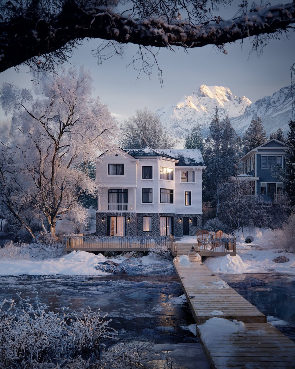 Embracing 2024 with open arms and new dimensions: get ready for a year of cutting-edge visuals just as we did it here in this frosty winter render.
Hit the link to explore visual services for your business.
lunas.pro/architectural-…

#lunaspro #3dvisualisation #renderlovers