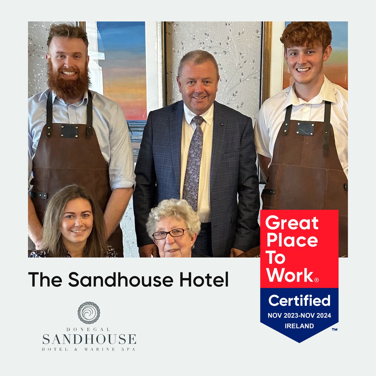 CERTIFICATION 🏅| Well done to The @SandhouseHotel for being Certified™ as a #greatplacetowork! Congratulations to the team for this amazing achievement! 🎉 Check out all the Certified™ organisations 👉 hubs.li/Q02fBdVy0 #gptw