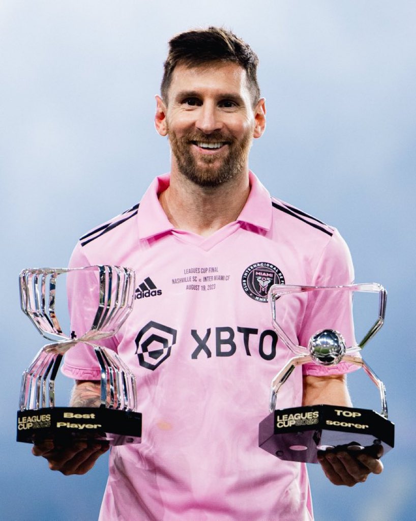 WeAreMessi's tweet photo. Messi has been nominated for the EA SPORTS FC Team of the Year! 👏 https://t.co/7QTLu7XikO