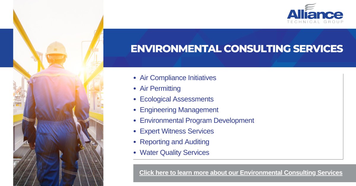 alliance_tg's tweet photo. When you need expert consulting services tailored to your needs in the refining, chemical manufacturing, and oil and gas sectors - you can call on Alliance's highly qualified team of environmental consultants!

Click the following link to contact us now, https://t.co/ORWodFrw0L https://t.co/lmWa9wYcyI