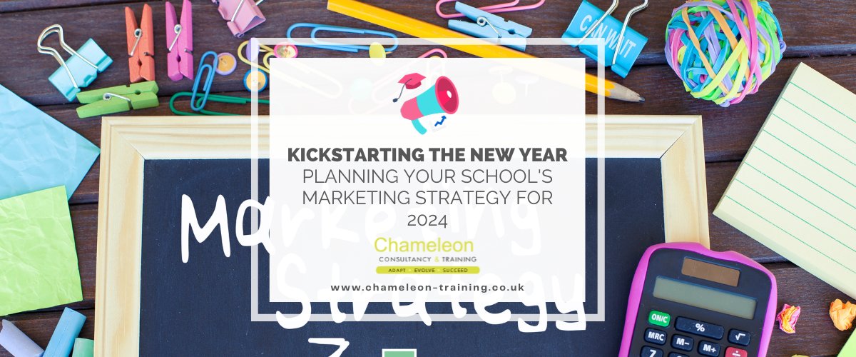 *Online Marketing Masterclasses!*
New marketing and communications training courses for schools throughout Jan, March and April.
#schoolmarketing  @SLTchat @SBLconnect @sbl_community My blog with a few ideas to get you underway is here 👇 
chameleon-training.co.uk/blog/kickstart…