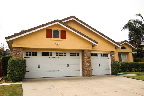Hurricane-impact garage doors are designed to withstand the strong winds and flying debris during a storm. These doors are tested to meet specific building codes and can provide added protection for your home. #hurricaneimpact #garagedoorsafety #protection