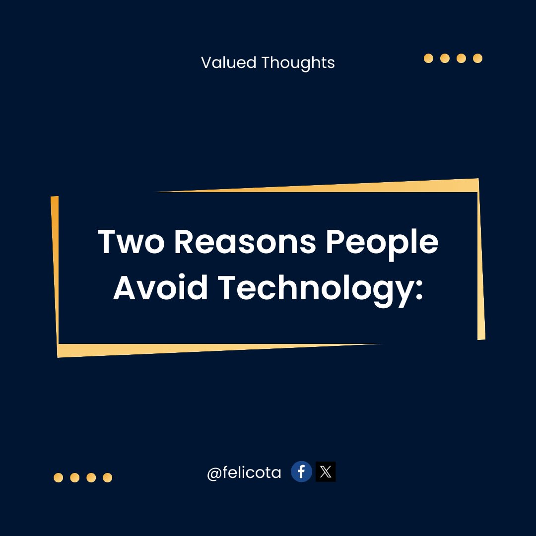 felicota's tweet photo. Two Reasons for Avoiding Technology
#RobertCaro #TechnologyResistance #InnovationChoices #AmishCommunity #IntentionalDecisionMaking #SocialMediaImpact #TechInsights #KevinKelly #TechEthics #DigitalLiteracy #ValueDrivenTech #ConsciousChoices #PositiveTechnology #InformedDecisions https://t.co/HjMGQadDHi