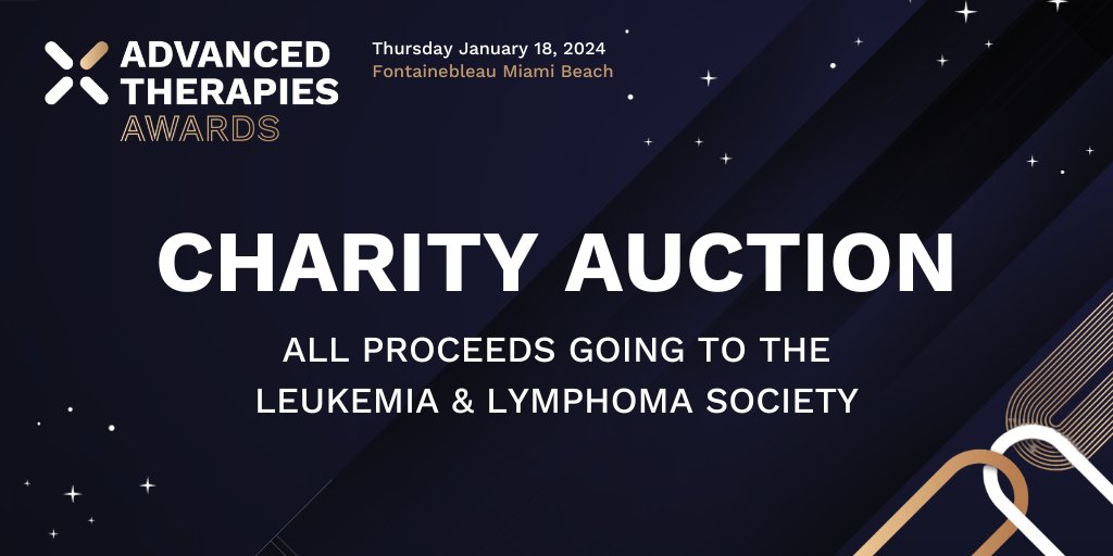 [Advanced Therapies Awards 🏆]

Attending the Advanced Therapies Awards? Throughout the evening you'll have the chance to participate in the silent auction, where all proceeds go towards the Leukemia &amp; Lymphoma Society!

#ATA24 #advancedtherapiesawards #advancedtherapies