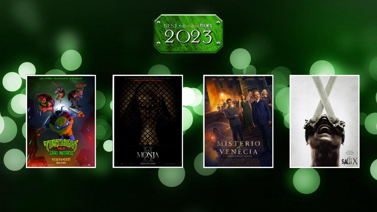 PreviouslyFilmx's tweet photo. #BestPreviouslyFilms

⚠️ ATENCIÓN ⚠️

Van quedando menos encuestas. ¿Qué películas compiten hoy?

▪️ #TeenageMutantNinjaTurtles
▪️ #LaMonja2
▪️ #HauntingInVenice
▪️ #SawX

¡A las 16:00 empezamos! https://t.co/oO6zT3ysVZ