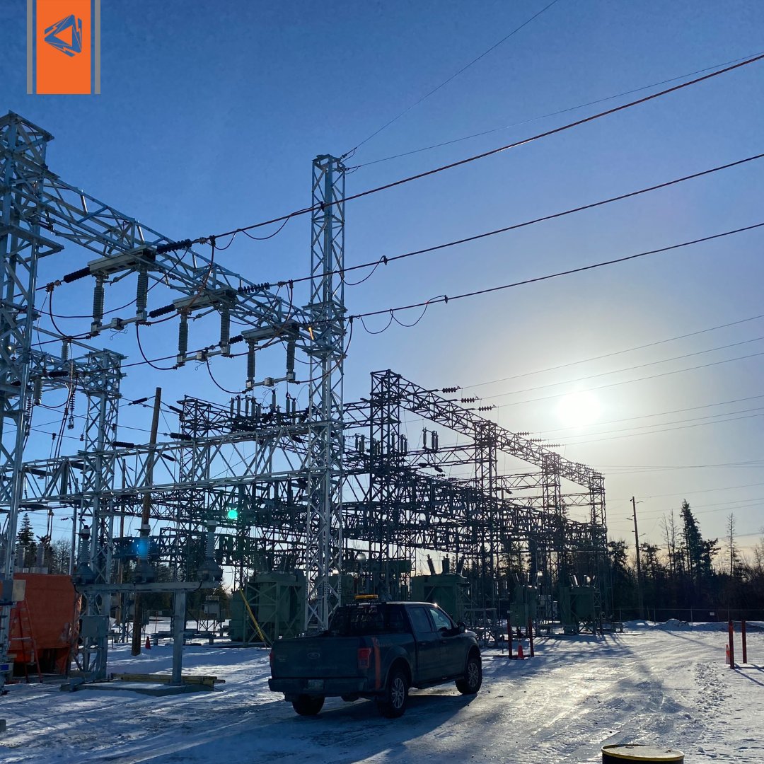 voltagepowerltd's tweet photo. A sneak peek of some of our progress made at one of our Manitoba Substations🛠️

#VoltageProud #SaferSmarterFaster #AeconProud #WorkingHard #SafetyFirst #Substation #MB https://t.co/6l95JUedBA