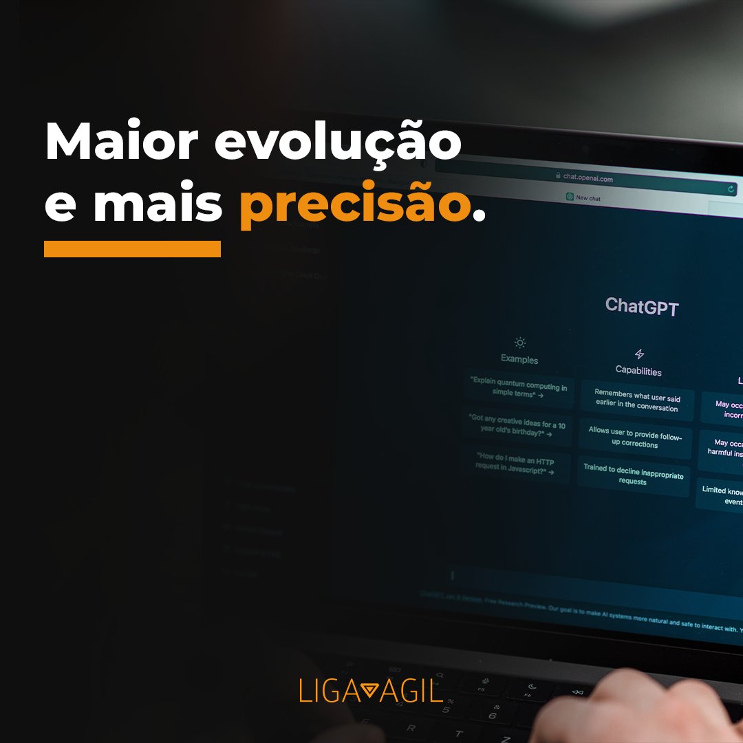 LigaAgil4All's tweet photo. A Liga combinou a IA com o seu guia prático business agility (VDC) para auxiliar você em dúvidas sobre o seu negócio. Conheça a LigIA em: https://t.co/tz9qHv4NR1

#LigIA #Chat #IA #LigaAgil https://t.co/QWY2PfTQE5