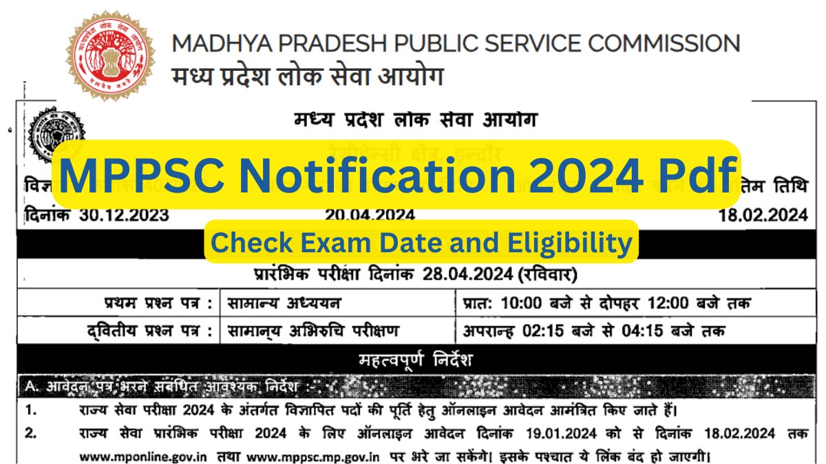 khel_sport's tweet image. MPPSC Notification 2024 Pdf: Check Exam Date and Eligibility

Read More:shorturl.at/vRU08
#MPPSC #mppscnotification #govtjobs #TrendingNow #TrendingNews #Trendings #latestnews #pratidinsuchana #latesthindinews