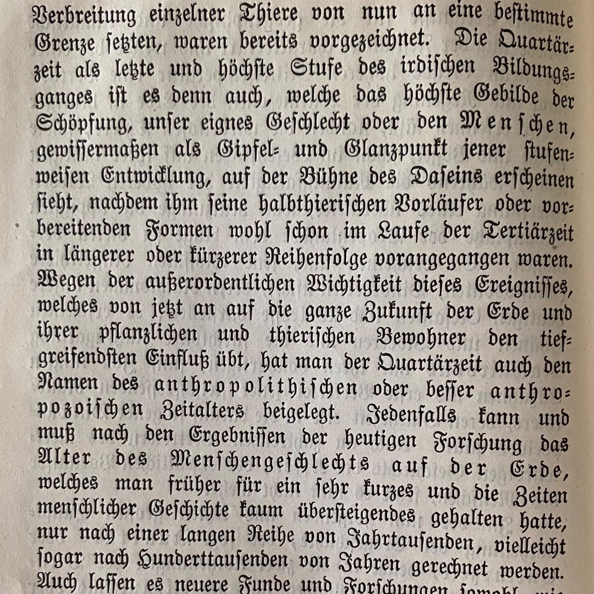 Ludwig Büchner, „Kraft und Stoff“ (18. Auflage, 1894): Anthropozän, aber als Glanzleistung.