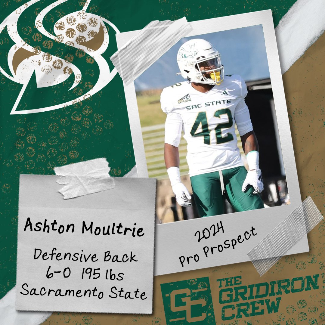 ⚠️ Attention Pro Scouts, Coaches, and GMs ⚠️

You need to look at 2024 Pro Prospect, Ashton Moultrie <a href="/TDmoultrie5/">Ã5hton☔️</a>, a DB/NB from <a href="/SacHornetsFB/">Sac State Football</a>

👀 See our Interview: thegridironcrew.com/ashton-moultri…

#2024ProProspect #DraftTwitter #NFLDraft #NFL #CFLDraft #CFL #ProFootball 🏈