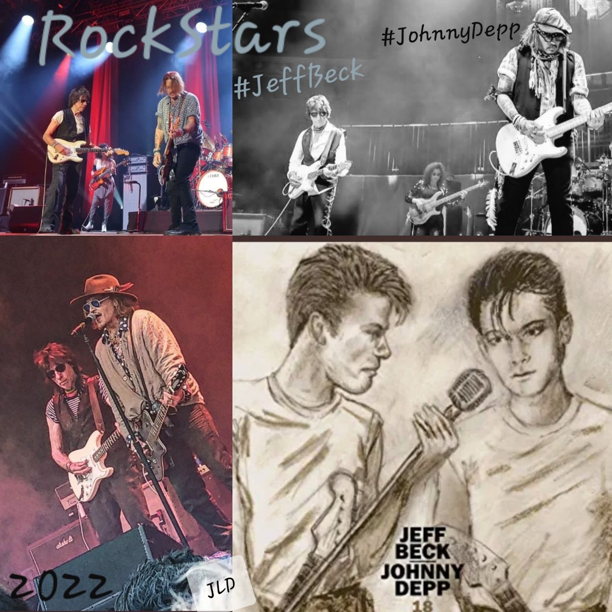 Legendary Jeff Beck's 2022 tour
w/Johnny Depp.🎸🎸
#RememberingJeffBeck
THIS & THAT
#thisandthat
#RIPJeffBeck #Legend
#RockStars #musicians
#JohnnyDepp #JeffBeck