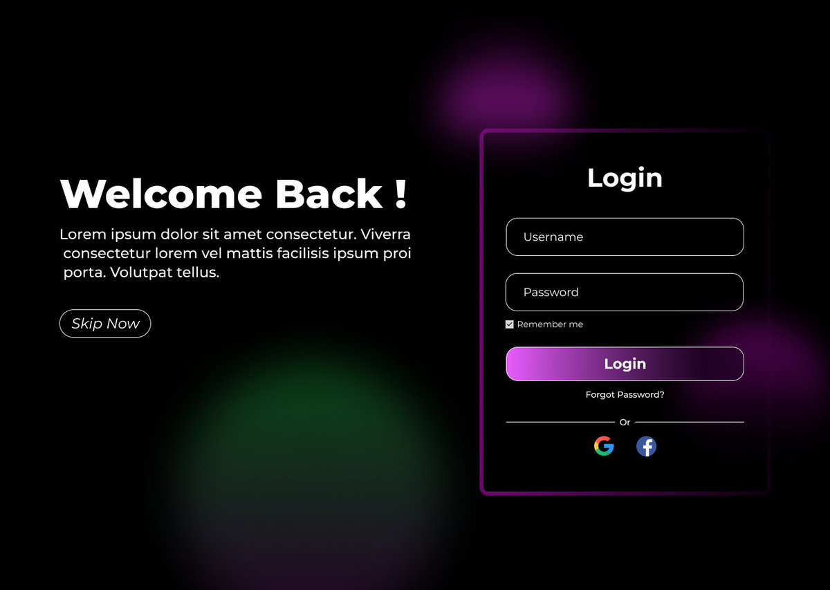 Excited to share the sleek and user-friendly login page UI I just designed! 💻✨ Creating seamless and visually appealing experiences is always a rewarding journey. 
#UIDesign
#DailyUi